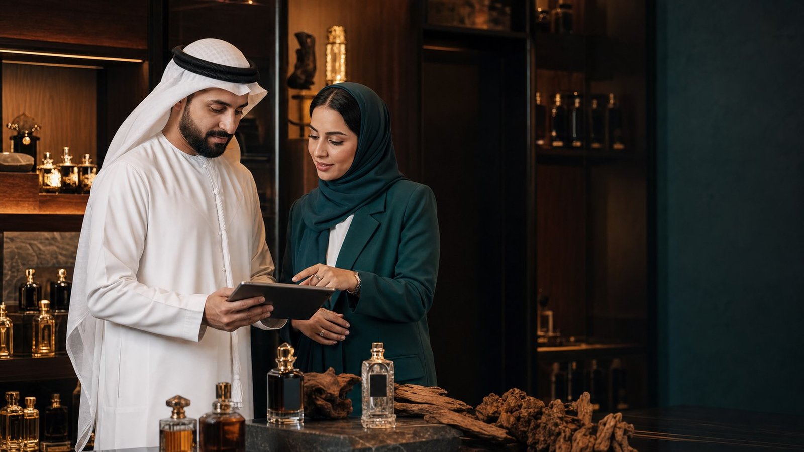 فريق بصمة يحلل نمو مشروع في قطاع العطور والعود